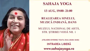 Turneul Internaţional ”Inner Joy” muzică indiană, dans, meditaţie