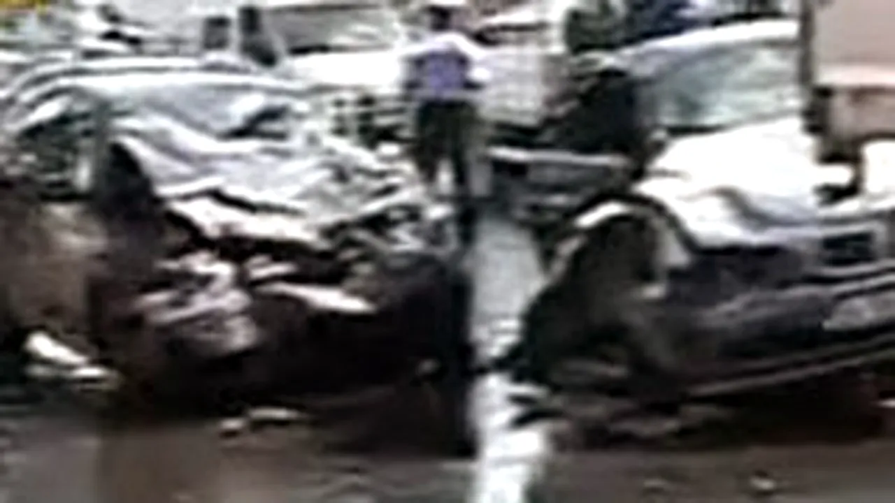 Accident grav pe DN1, în dreptul localităţii Otopeni (VIDEO)