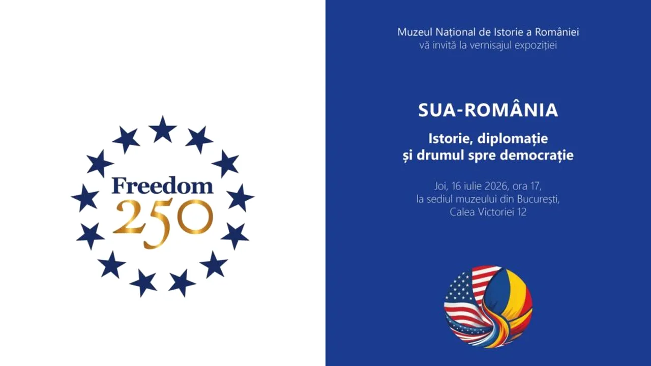 Muzeul Național de Istorie deschide o expoziție despre relațiile dintre România și SUA. Când are loc vernisajul
