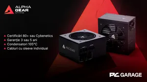 PC Garage lansează sursele ALPHAGEAR pentru PC – gamele Stria, Sustain și Ascend