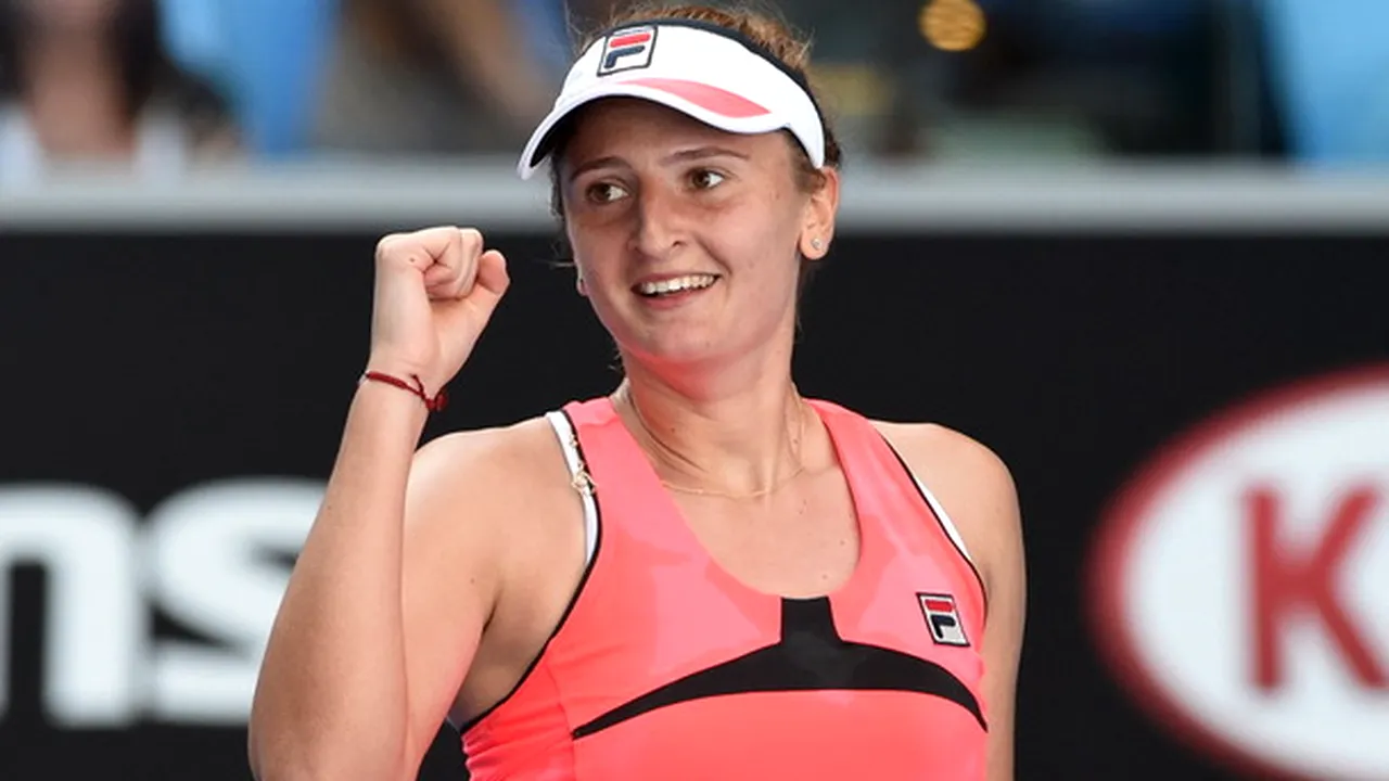Irina Begu a învins-o pe Anastasija Sevastova şi s-a calificat în sferturi la Moscova