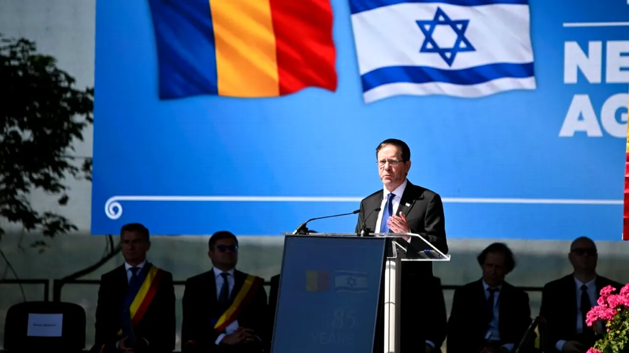 Președintele Israelului, Isaac Herzog, la comemorarea Pogromului de la Iași: „Antisemitismul își arată din nou chipul urât”