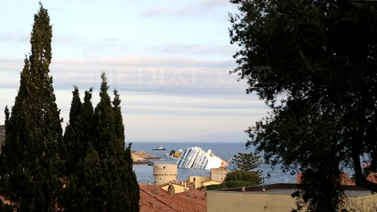 Epava navei Costa Concordia va fi îndepărtată de pe mare până în primăvara lui 2013
