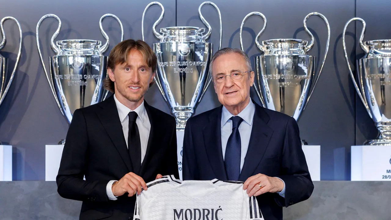 Anunţ oficial: Luka Modrić şi-a prelungit contractul cu Real Madrid
