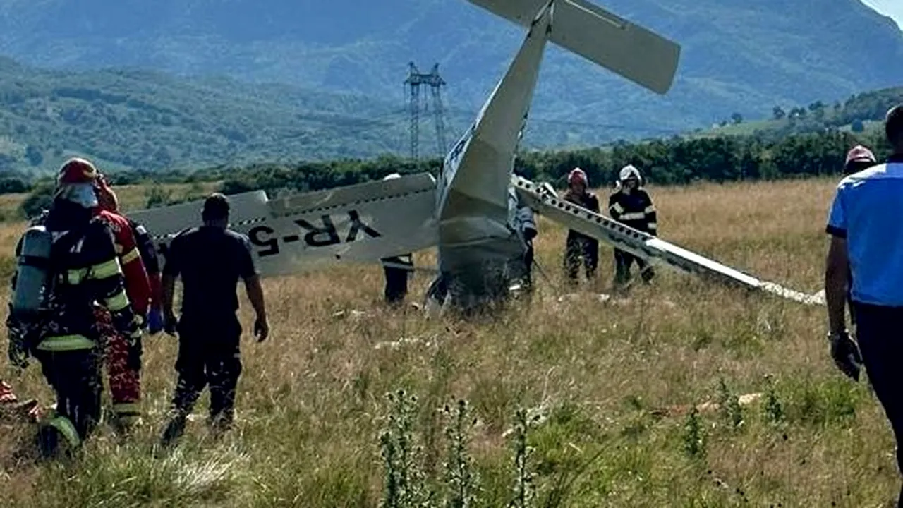Aparat de zbor prăbuşit între localităţile Râşnov şi Tohan
