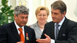 Mircea Lucescu, decorat de preşedintele Ucrainei