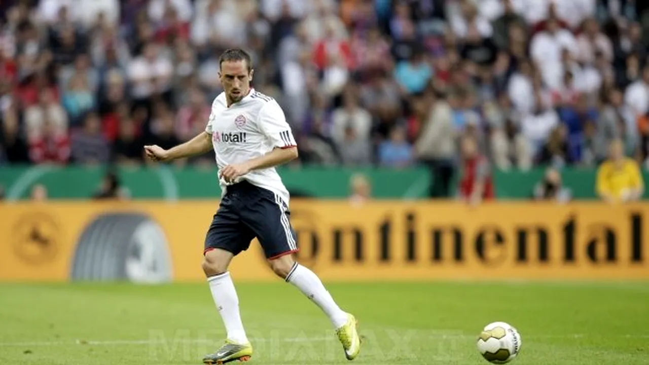 Franck Ribery este cel mai bine plătit jucător din Bundesliga