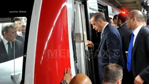 Turcia a inaugurat un tunel feroviar între Europa şi Asia, pe sub Strâmtoarea Bosfor