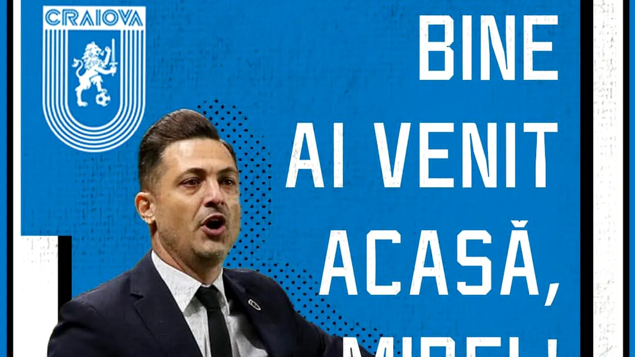 Mirel Rădoi este noul antrenor al Universităţii Craiova