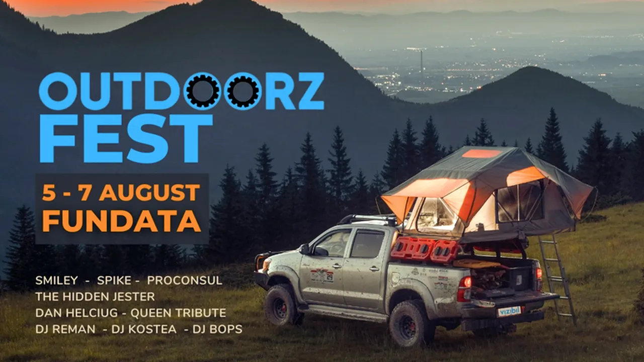 OUTDOORZ, un concept de festival cu totul nou, promite muzica bună, magia naturii şi adrenalina offroad-ului la Fundata