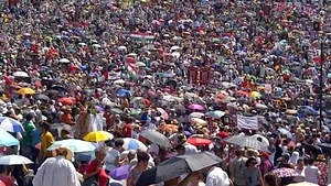 Peste 130.000 de persoane, între care preşedintele Ungariei, la slujba de Rusalii de la Şumuleu Mic - GALERIE FOTO