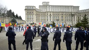 Incidentele de la Parlament. Un al doilea participant la protestul de marţi a fost reţinut