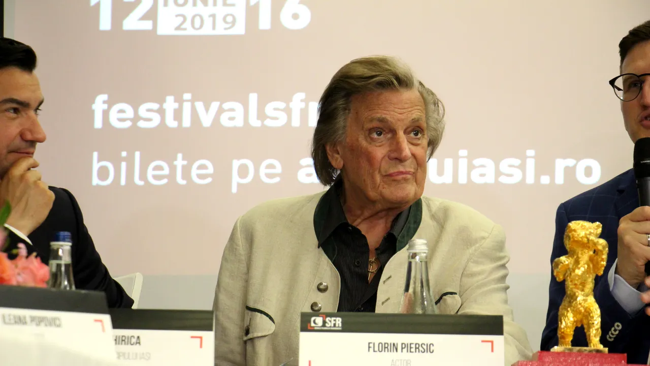Florin Piersic, la Iaşi: Bucuraţi-vă că mai pot să vă vorbesc, să vă povestesc despre mine şi colegi | FOTO