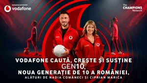 Vodafone lansează GEN10 și caută următoarea generație de campioni a României alături de Nadia Comăneci și Ciprian Marica