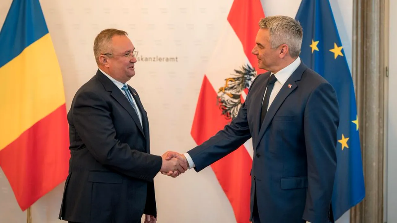 Ciucă, discuţii cu Nehammer despre aderarea României la Spaţiul Schengen
