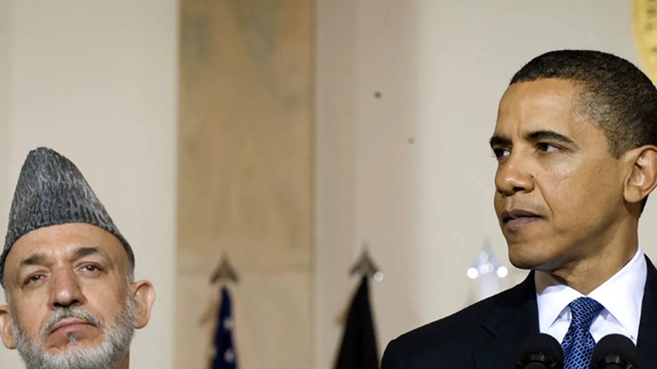Barack Obama îi promite lui Hamid Karzai o cooperare mai exigentă - VIDEO