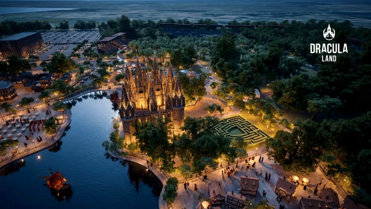 Dracula Land avansează: masterplan finalizat, parteneriate strategice în negociere, pregătirea pentru construcție în desfășurare