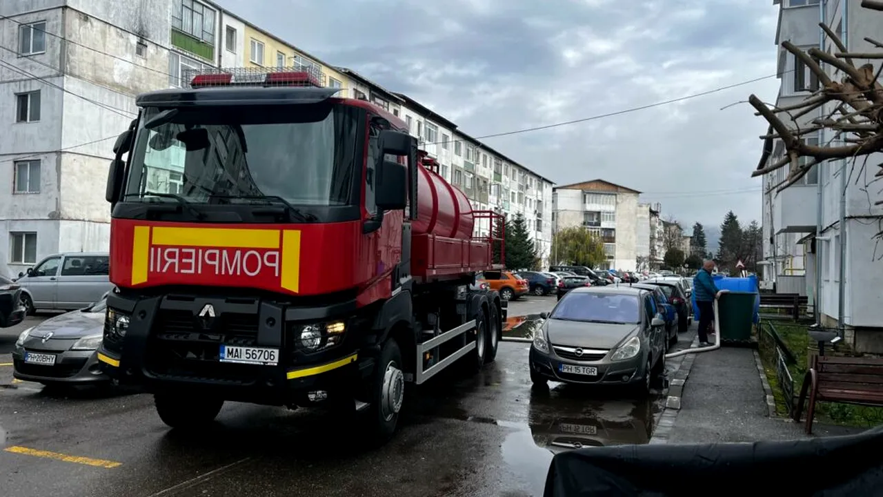 Criza apei în Prahova și Dâmbovița - ISU continuă distribuția