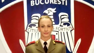 Gimnasta Sandra Izbaşa, cel mai tânăr ofiţer al Armatei României