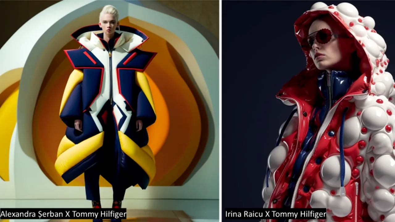 Două artiste din România au câştigat un concurs de design vestimentar cu Inteligenţă Artificială, organizat de Tommy Hilfiger