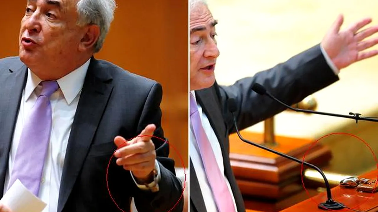 Dominique Strauss-Kahn şi-a uitat ceasul în sala de plen?