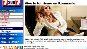 Elena Udrea în costum de baie i-a făcut pe belgieni să exclame: „Vive le tourisme en Roumanie”