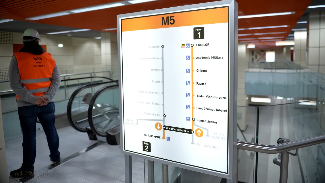Utilajul care va excava tunelul de metrou între staţiile 1 Mai şi Tokyo a ajuns în România