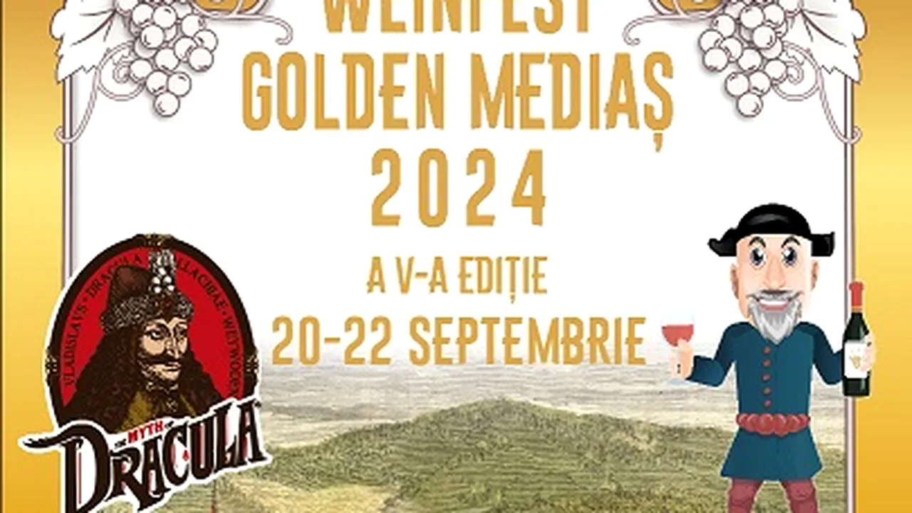 Weinfest Mediaş 2024 - Turrepitz îl invită pe Dracula să povestească despre Golden Mediaş