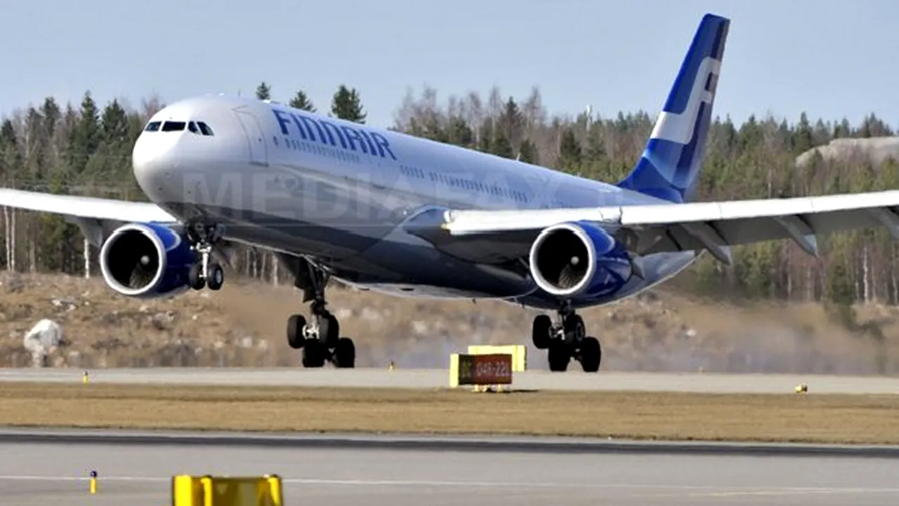 Finnair anulează zborurile către şi dinspre România. Compania: Cursele nu erau profitabile