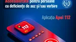 Aplicația 112 pentru persoanele cu deficiențe de auz și vorbire este disponibilă acum în toată țara