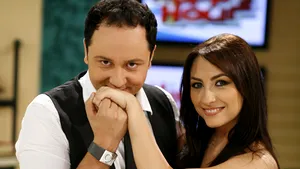 Andra şi Cătălin Măruţă şi-au botezat fiul, naşi fiind Arpad Paskany şi iubita acestuia