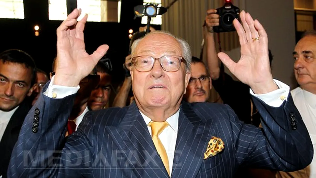 Jean-Marie Le Pen, condamnat la trei luni de închisoare cu suspendare de Curtea de Apel din Paris