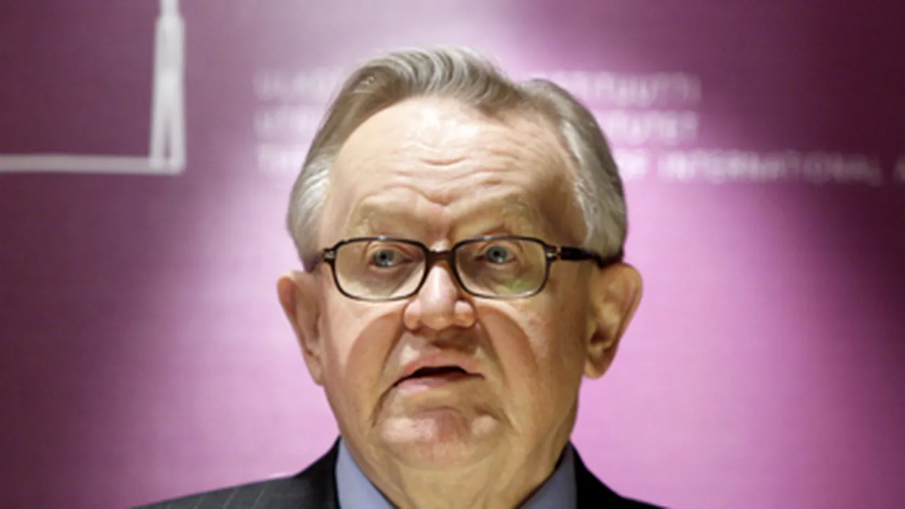 Premiul Nobel pentru Pace, decernat finlandezului Martti Ahtisaari