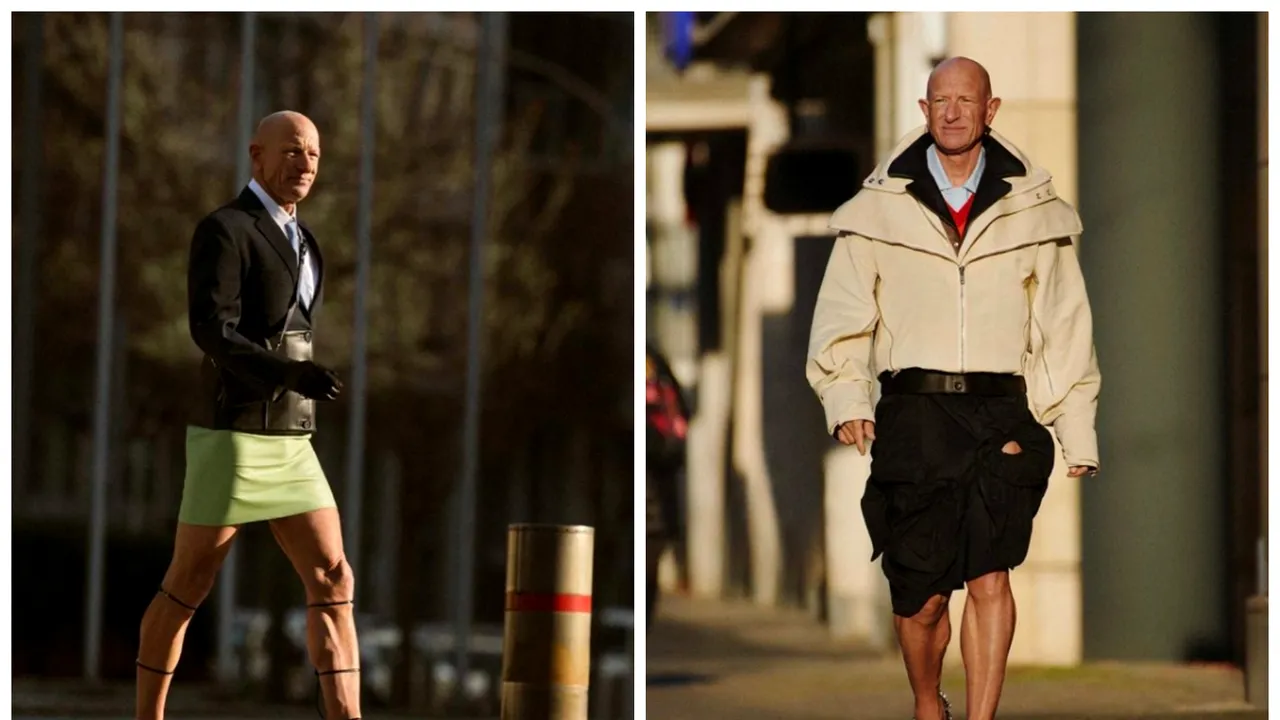FOTO Bunicul care face senzaţie pe Instagram cu ţinutele sale: Mark Bryan are 61 de ani, lucrează în inginerie robotică şi iubeşte pantofii cu toc