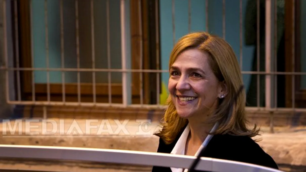 Un tribunal spaniol menţine inculparea infantei Cristina, sora regelui Felipe al VI-lea