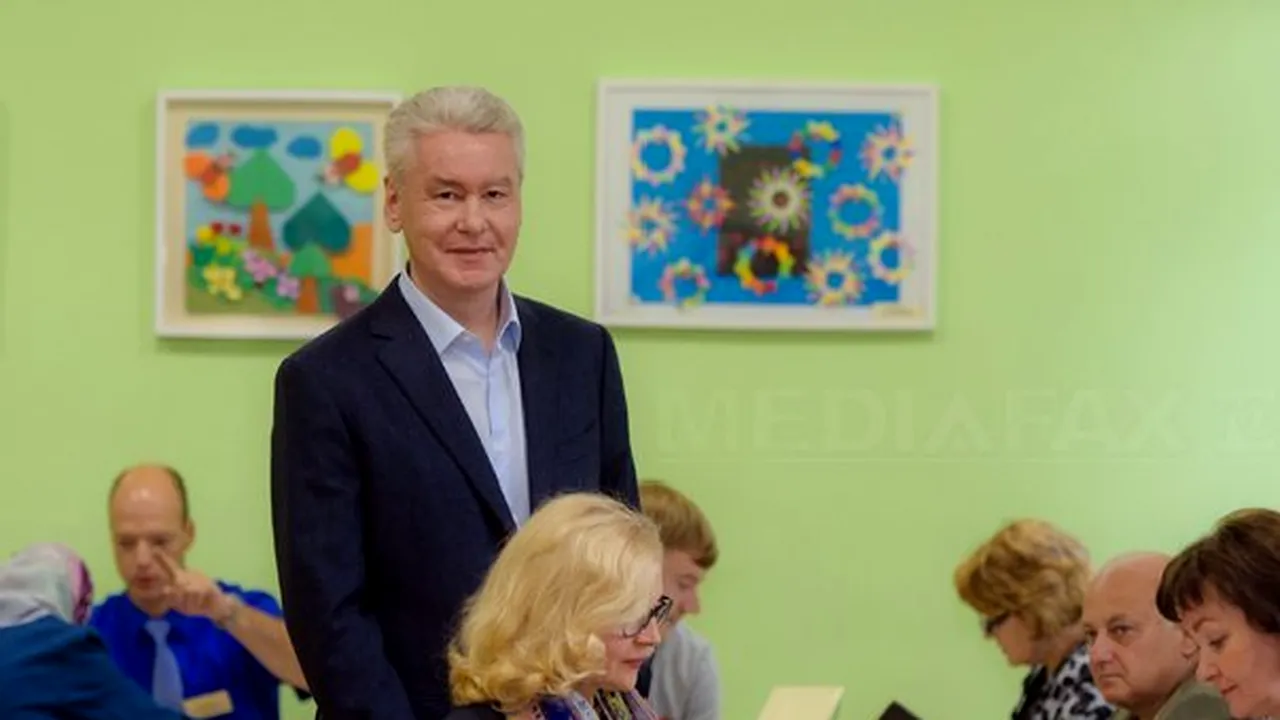 Primarul în exerciţiu al Moscovei câştigă alegerile cu 52,5 la sută - exit-poll