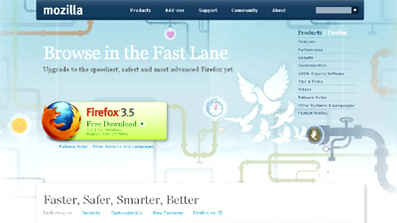 Browser-ul Firefox, descărcat de aproape un miliard de ori
