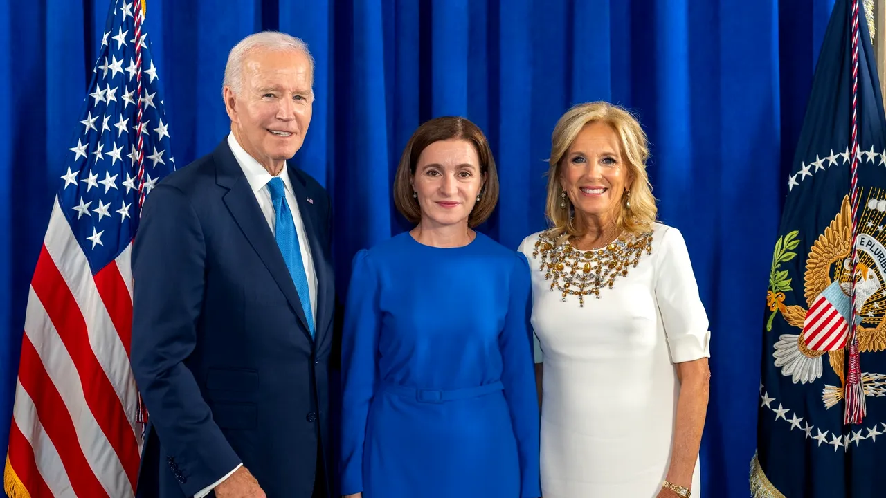 Preşedintele Republicii Moldova, Maia Sandu, întâlnire cu Jill şi Joe Biden