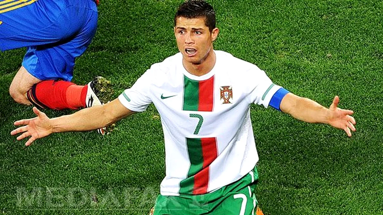 Cristiano Ronaldo, jucătorul meciului, Cristian Tello, 