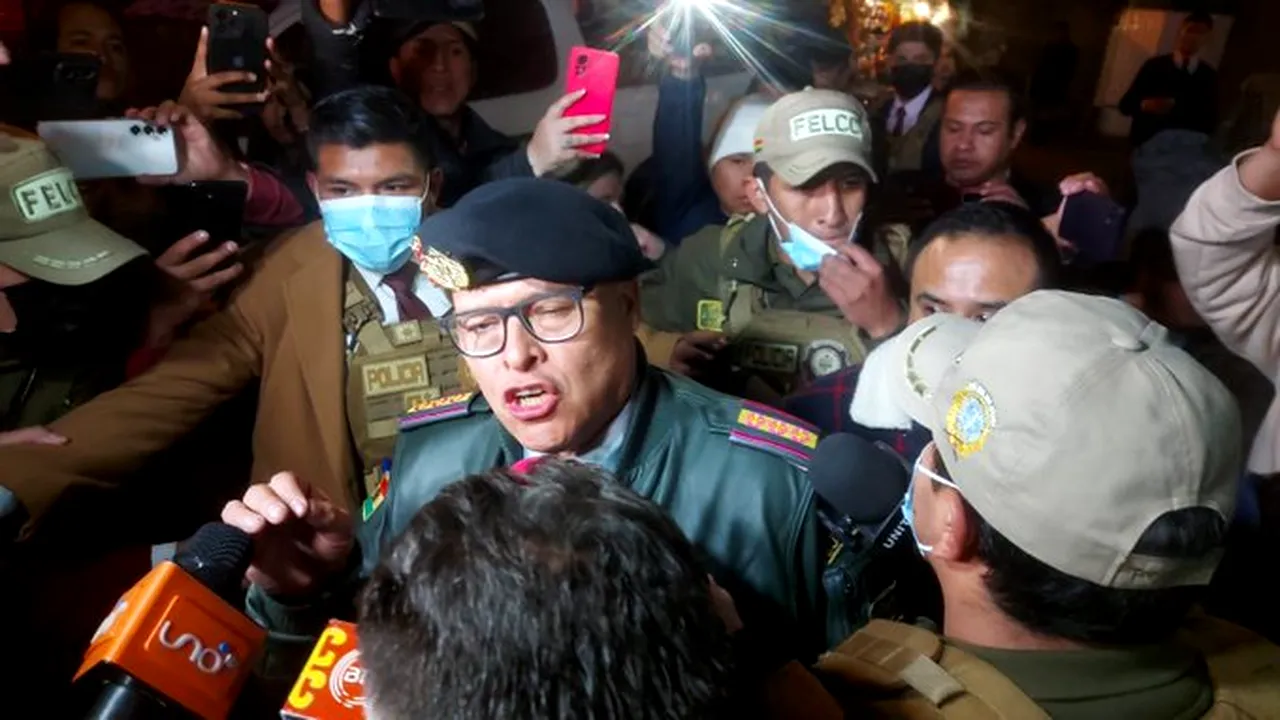 Tentativă de lovitură de stat eşuată în Bolivia. Un general a fost arestat