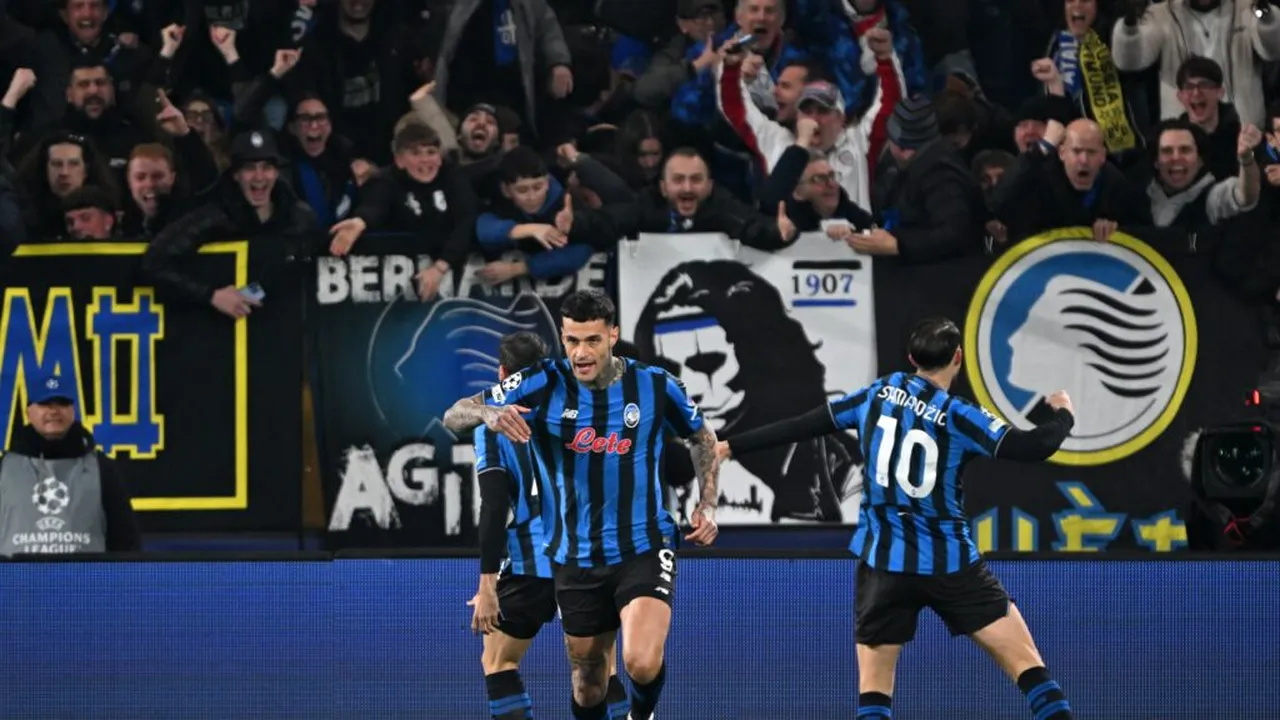 Atalanta elimină Borussia Dortmund și se califică în optimile Ligii Campionilor