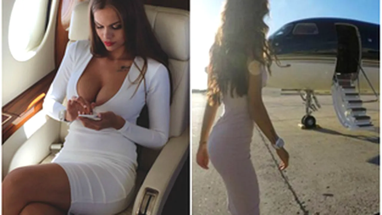 Viaţă de lux MIMATĂ la bordul unui avion privat. Cum să pari bogat pe internet  | GALERIE FOTO