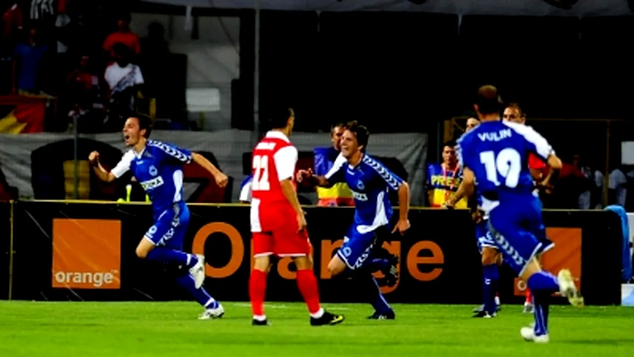 Dinamo a fost învinsă de Slovan Liberec, scor 0-2, meci încheiat cu două minute mai devreme