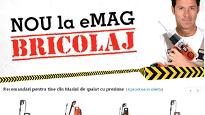 Noi produse la eMag: bormaşini, coase electrice şi rindele