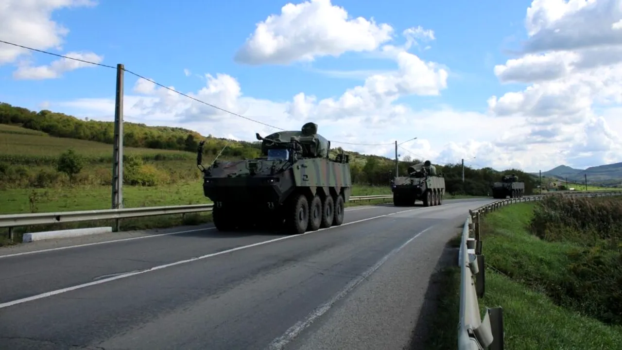 Trei blindate ale Armatei s-au ciocnit în județul Sălaj, 11 militari au fost răniți