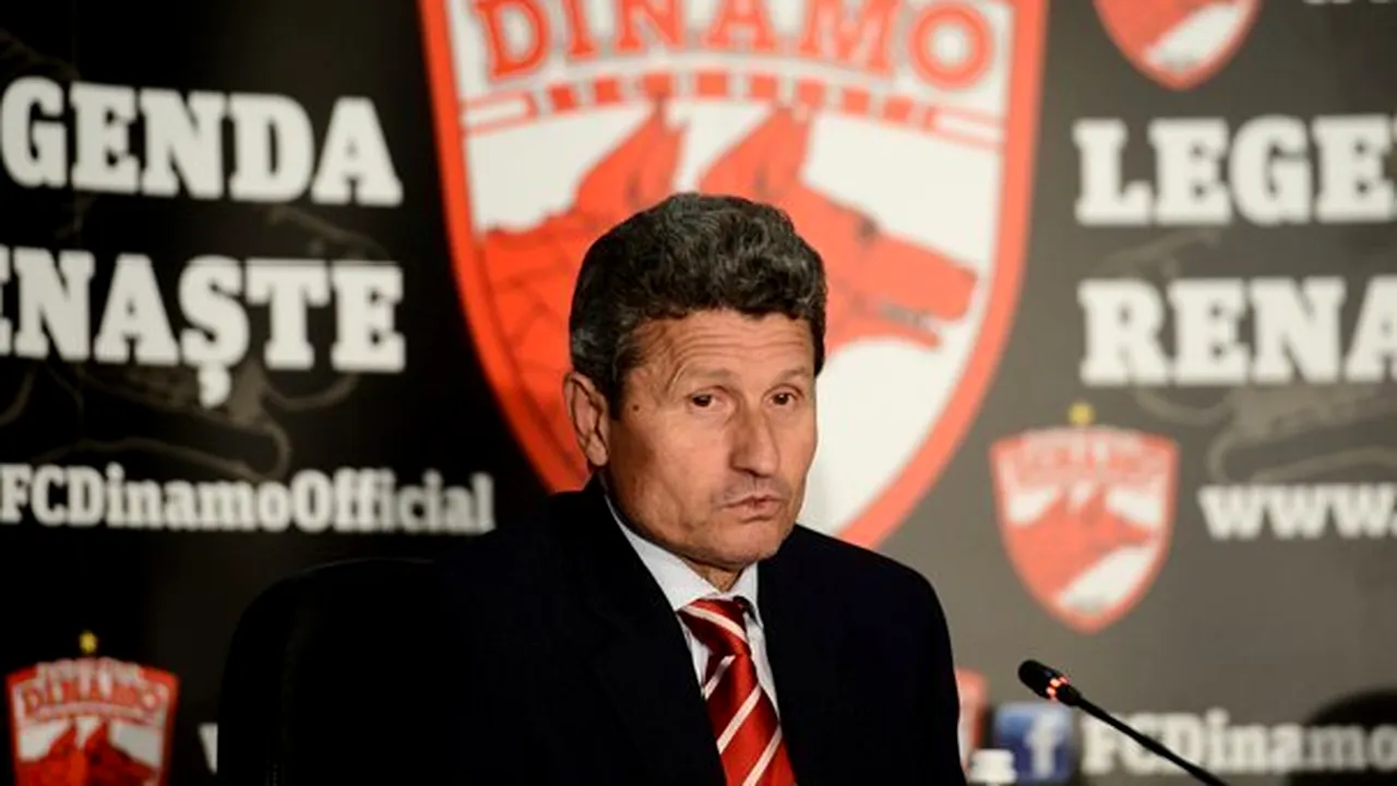 Mulţescu spune că va continua ca antrenor al echipei Dinamo, dar nu ştie cât timp