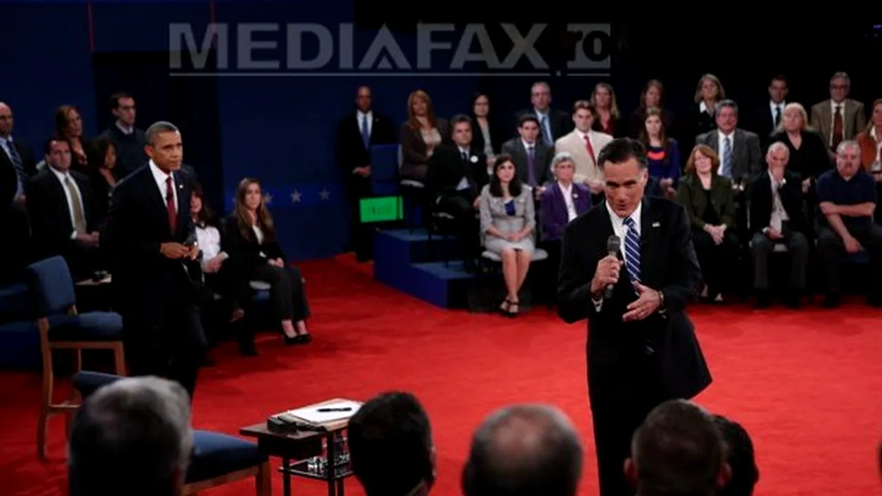 A DOUA DEZBATERE Obama - Romney: Preşedintele american l-a învins pe Mitt Romney, potrivit unui sondaj CNN