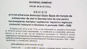 COMENTARIU Marius Oprea: Florin Cîţu l-a demis ”noaptea, ca hoţii” pe singurul anticomunist din guvern, Octav Bjoza, preşedintele Asociaţiei Foştilor Deţinuţi Politici

