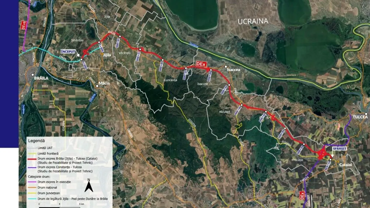 Undă verde pentru Drumul Expres Brăila-Tulcea (Dobrogea Expres)