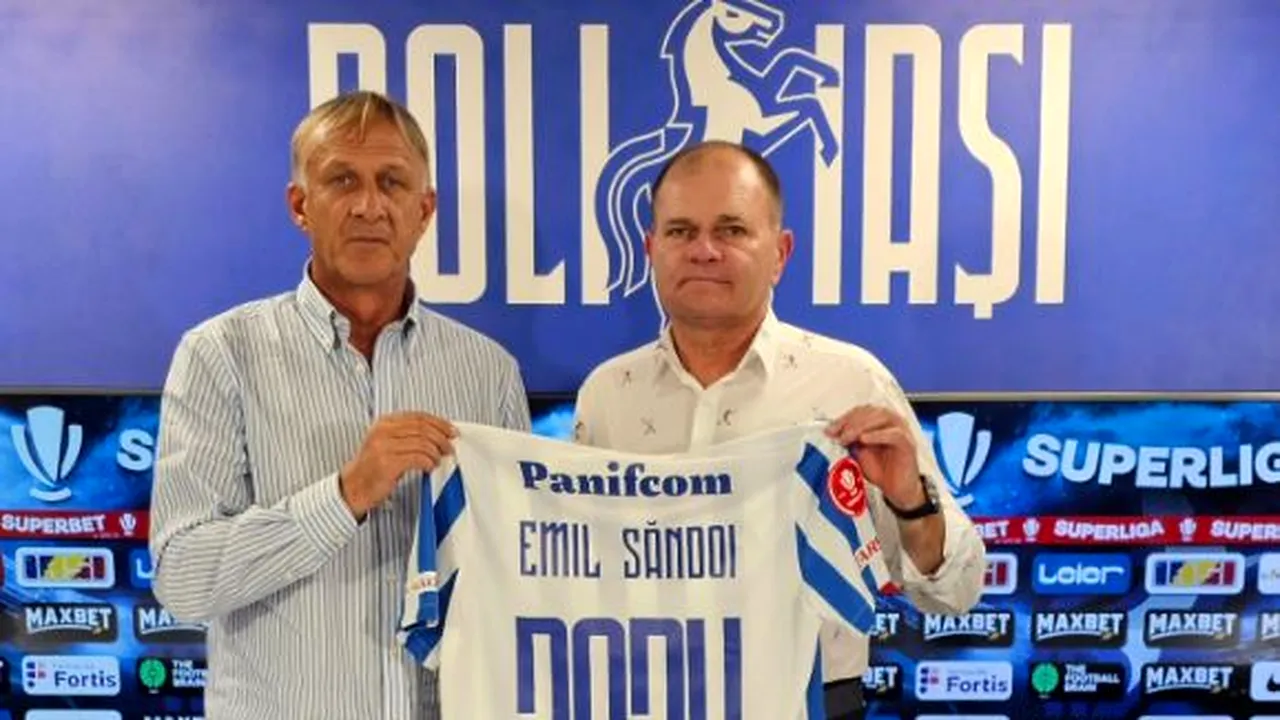 Politehnica Iaşi are un nou antrenor: a semnat cu Emil Săndoi